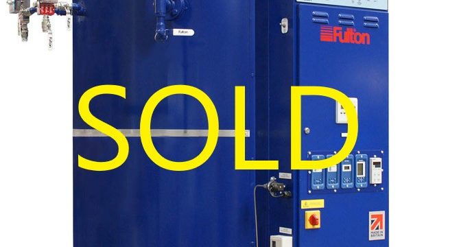Fulton 60J 960kg/h Steam Boiler – Sold